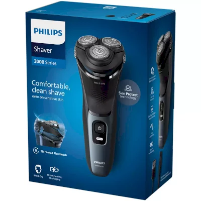Električni brivnik za mokro in suho britje Philips S3144/00